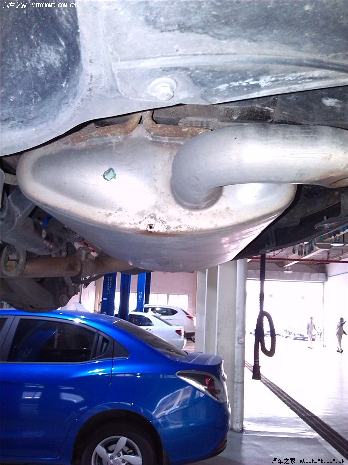 【图】排气管前箱体滴水现象_传祺gs5论坛_汽车之家论坛