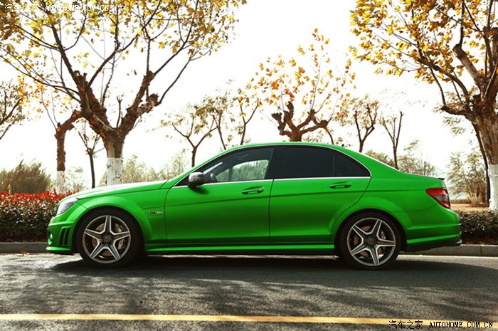 【图】哑面电镀绿c63_奔驰amg论坛_汽车之家论坛