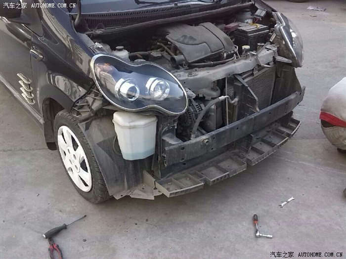 【图】前杠啊,不要那么脆_比亚迪f0论坛_汽车之家论坛