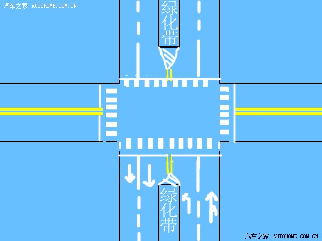 【图】菜鸟请教大家一个十字路口调头的问题
