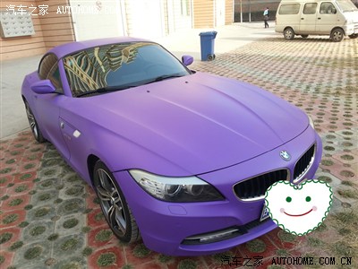 宝马760紫色图片