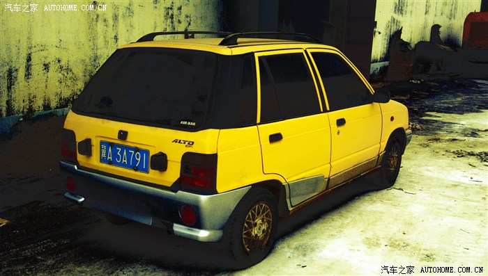 黄色都市贝贝改快乐王子熏黑透镜亚光黑中网碳纤维贴纸