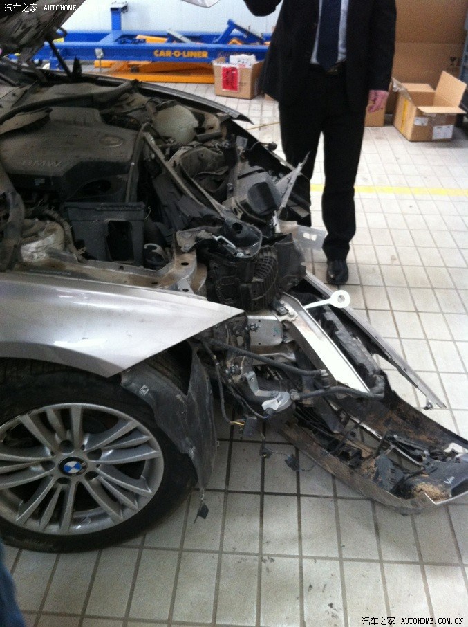 宝马2013款320li气囊撞车不出来(持续更新中.
