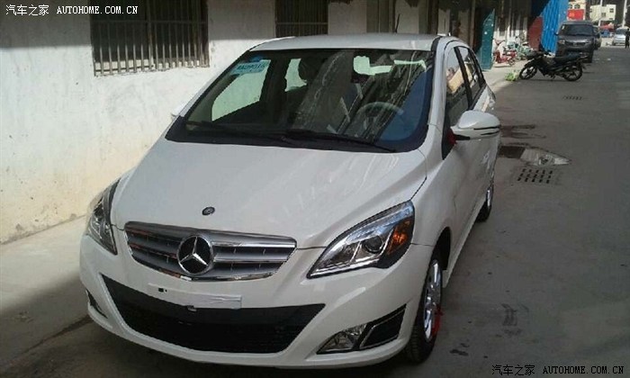 迟到的作业北汽e130提车改奔驰b200