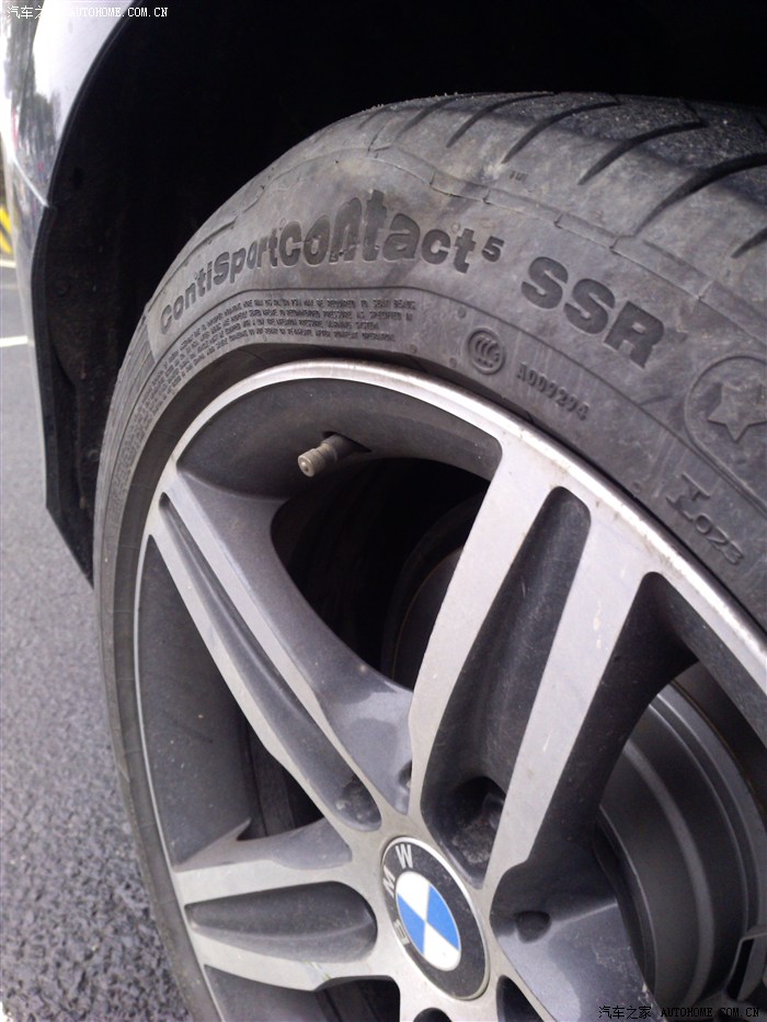 马牌防爆胎鼓包,内壁有很长的裂纹(更新裂纹图片)