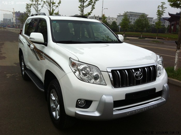 梦想已久爱车普拉多4000tx白色提车作业申请认定哦