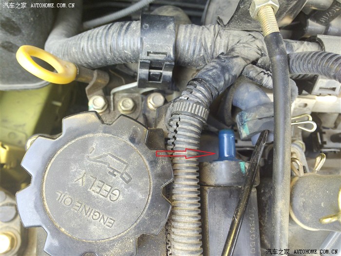 熊猫10曲轴箱强制通风pcv阀清晰图