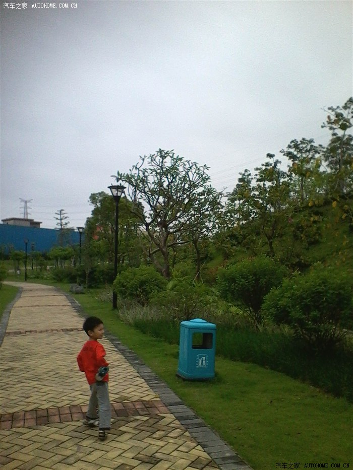 广东佛山三水区白坭镇大堤上的西江公园