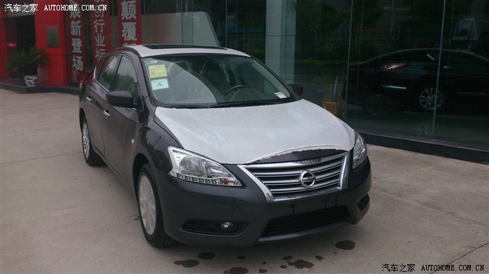 新手铂金灰新轩逸超大超清晰图片提车作业