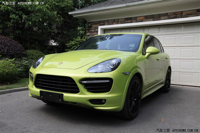 大哥的绿青蛙卡宴gts作业