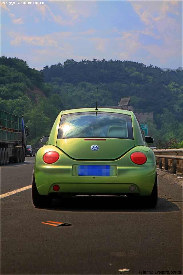 给老婆的18寸大宽边绿虫洗干净拍拍