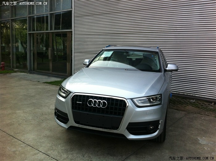 迟到的q3作业应该是坛里的第一个进口舒适水晶银作业_奥迪q3论坛_汽车