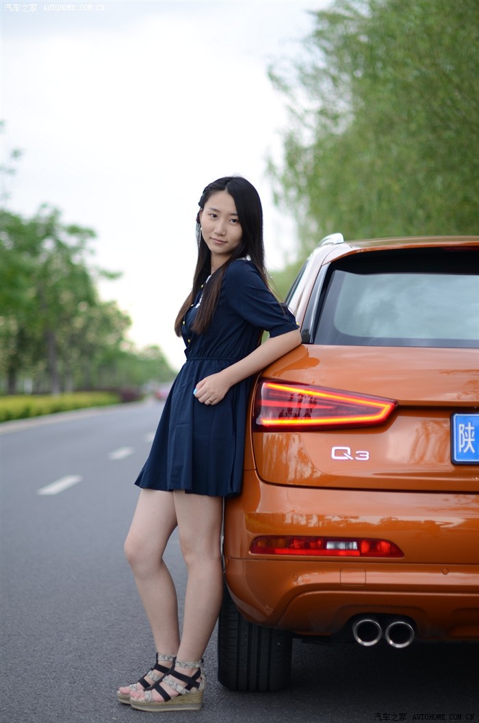 提车作业单反大片媳妇车模奥迪q3多次修改全方位作业