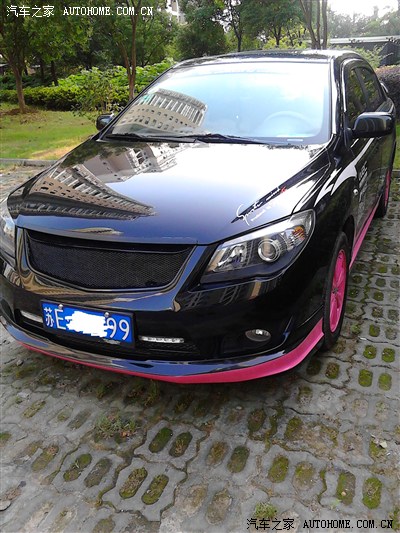 比亚迪l3改装无标中网 感觉蛮好的