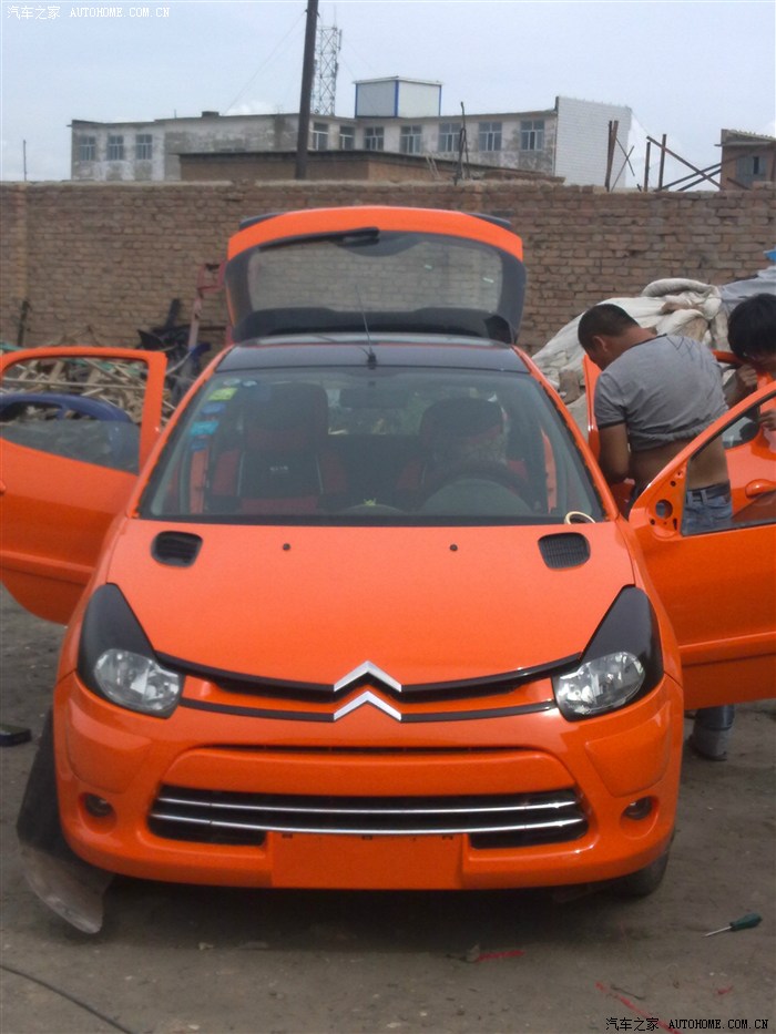 【图】小c2改全车漆~_雪铁龙c2论坛_汽车之家论坛