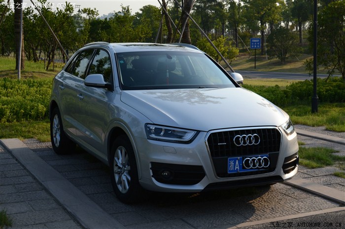 迟到的q3作业应该是坛里的第一个进口舒适水晶银作业_奥迪q3论坛_汽车
