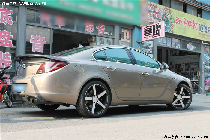 轮毂开断 果断换新 vossen cv3改装轮毂 别克君威改装作业 求精