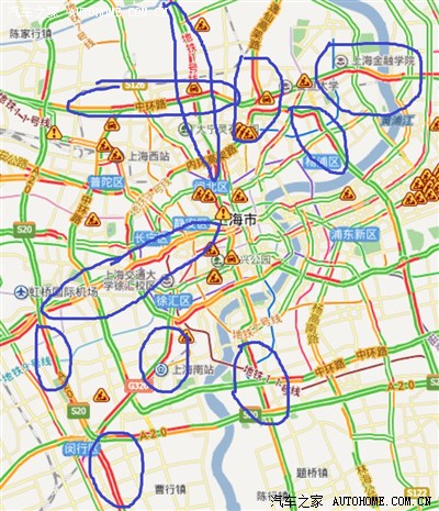 上海高架规划图图片