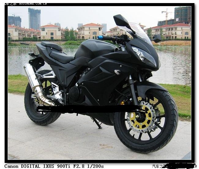 提车啦,我的幻影150黑 申精