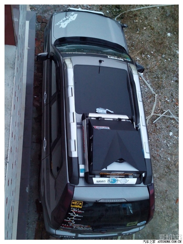 diy奇骏远行----自制金属车顶行李箱作业!