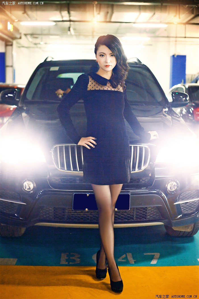 媳妇当车模!_宝马x5(进口)论坛_汽车之家论坛