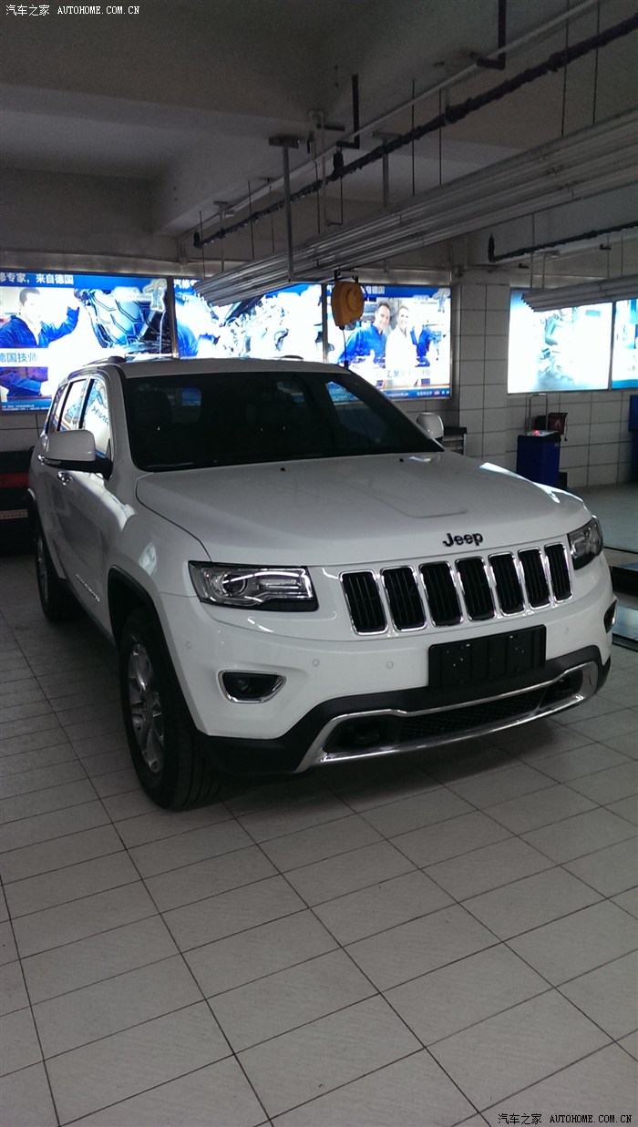 【图】终于提车了,14白色豪导第一天感受_大切诺基论坛_汽车之家论坛