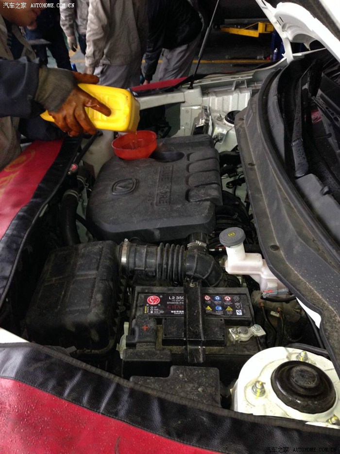 【图】35做首保了_长安cs35论坛_汽车之家论坛