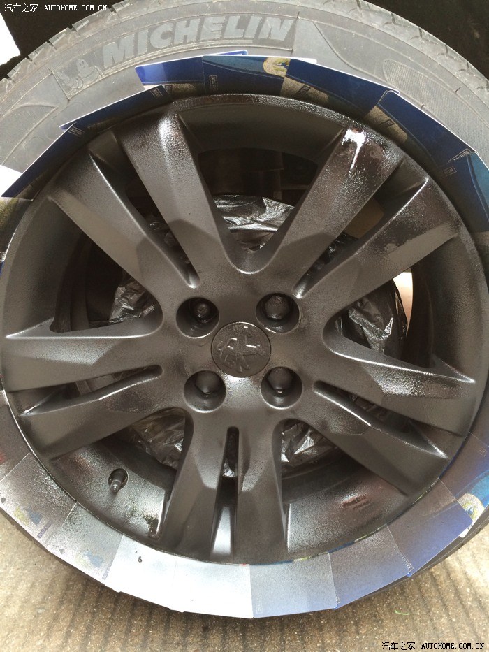 【图】3008diy轮毂改色～_标致3008论坛_汽车之家论坛