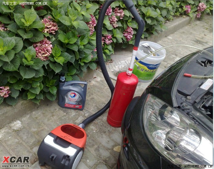 自制抽油机可以自己换机油了