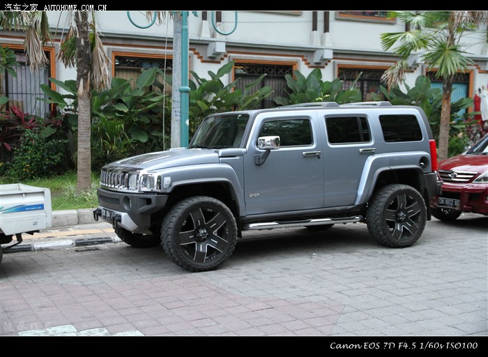 悍马h3也改装了大脚