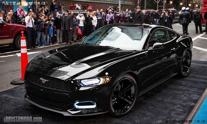 【图】来张黑色野马图!_mustang论坛_汽车之家论坛