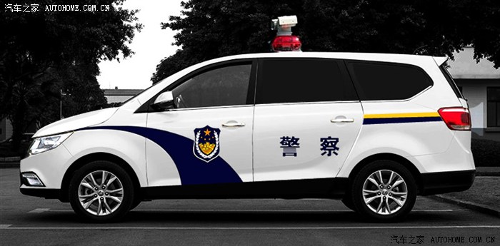 宝骏730公安警车图片