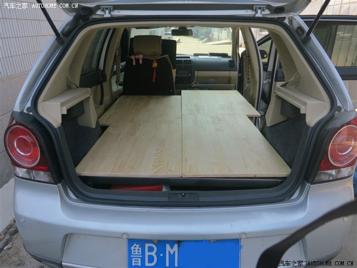 小polo车无损改床车