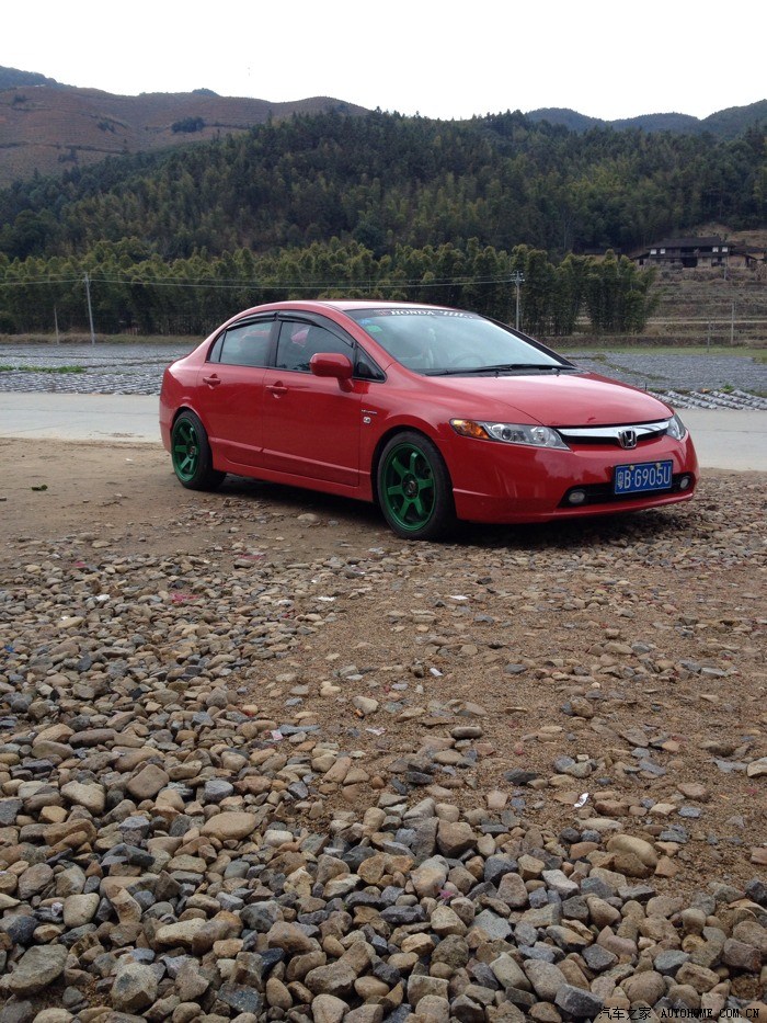 【图】te37 山寨就是牛_思域论坛_汽车之家论坛