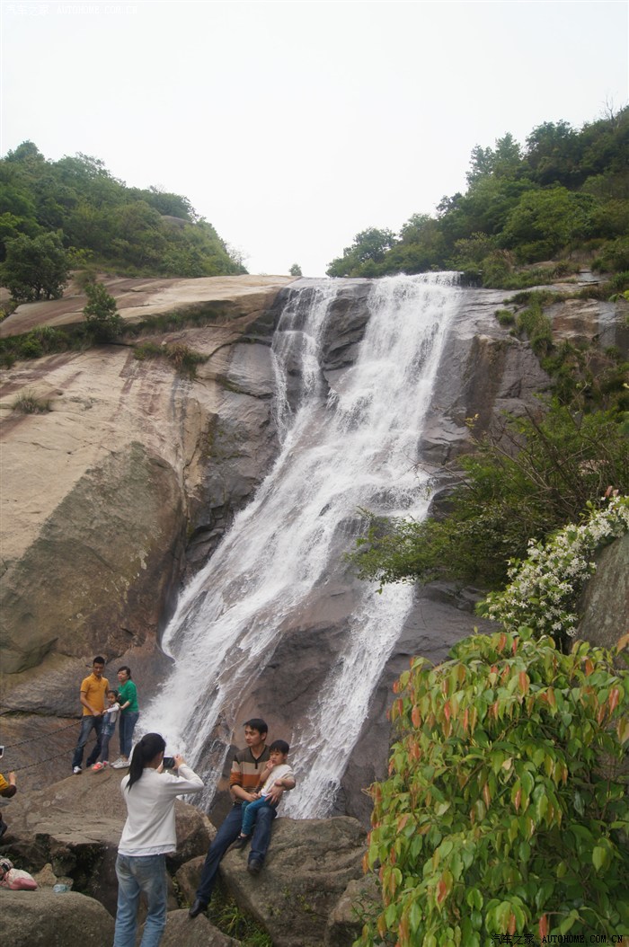 江西cs35车友会云居山风景区下篇之百花谷五龙潭大瀑布
