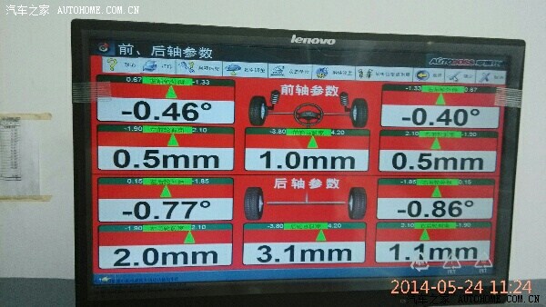 cx5四轮定位看懂的瞧瞧