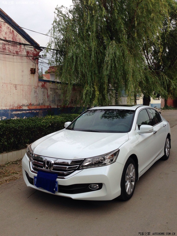 九代雅阁白外黑内24豪华提车作业