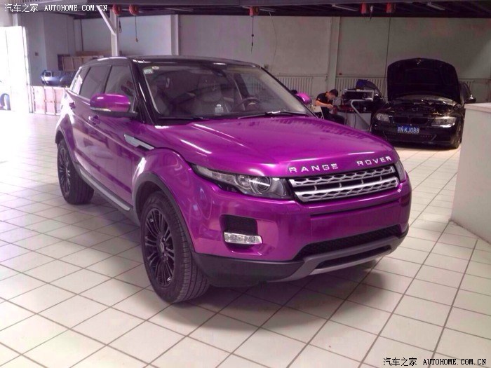 【图】极光配上糖果紫色 年轻就应该折腾折腾_揽胜极光论坛_汽车之家