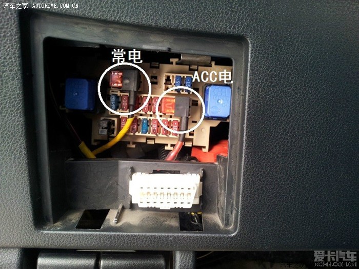 行车记录仪bat接线图片