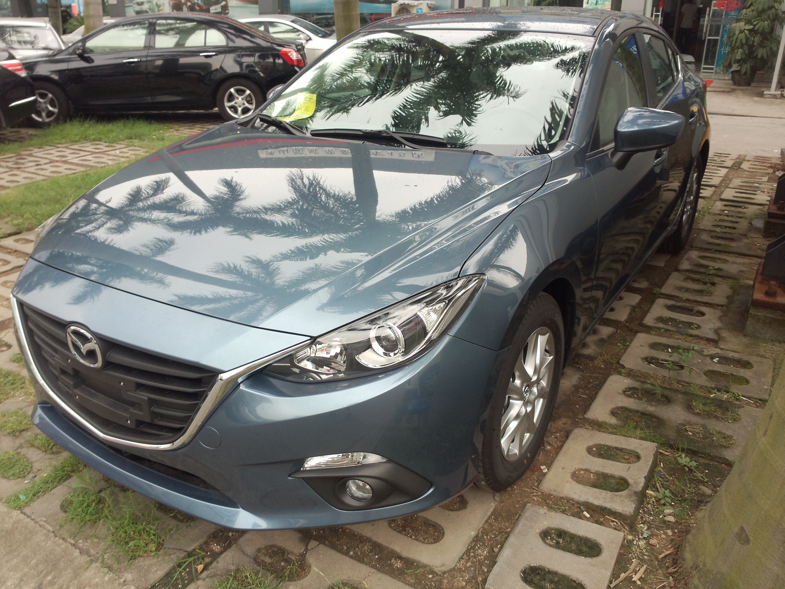 我定的蓝色可是没见过实车_马自达3 昂克赛拉论坛_汽车之家论坛