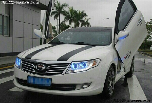 传祺ga5改装的剪刀门酷毙了帅爆了