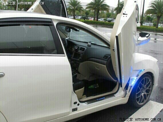 传祺ga5改装的剪刀门酷毙了帅爆了