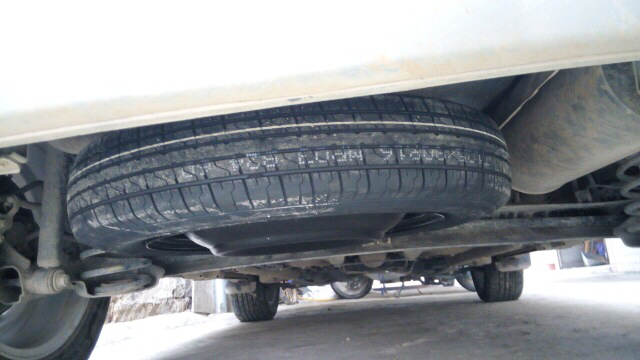 【图】换备胎全过程_汉兰达论坛_汽车之家论坛