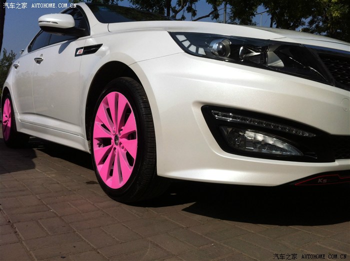 【图】k5轮毂改色_起亚k5论坛_汽车之家论坛