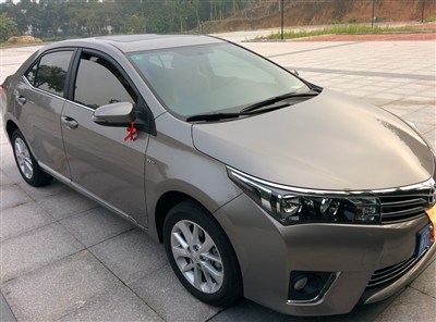 铂青铜色提车!!求认证!已更白天室外及内饰照片!速度来围观_卡罗拉论