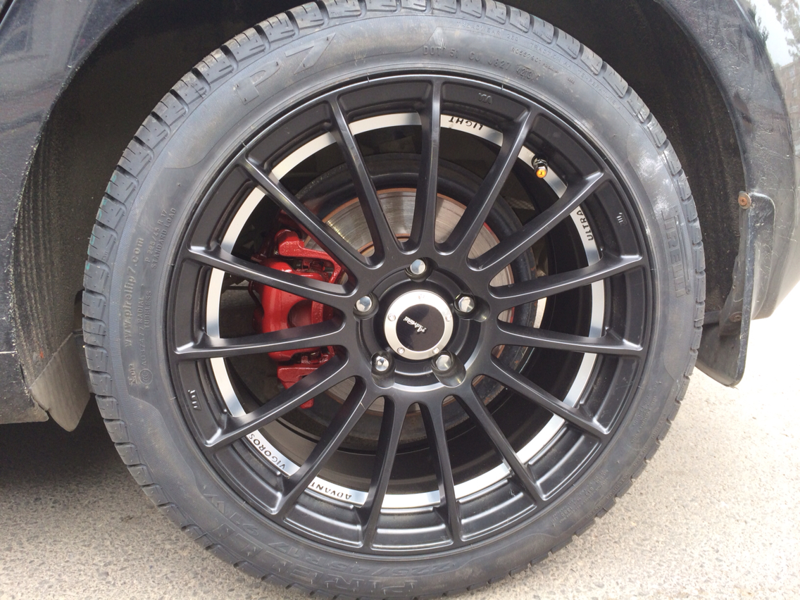 高尔夫6更换雅泛迪n901轮毂轮胎认证作业