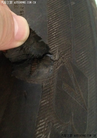 【图】车胎侧面看到帘线,这个怎么处理比较好?