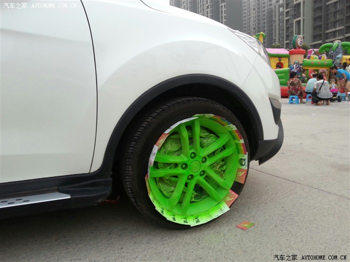 美丽的大脚轮毂diy荧光绿够闷烧不求精