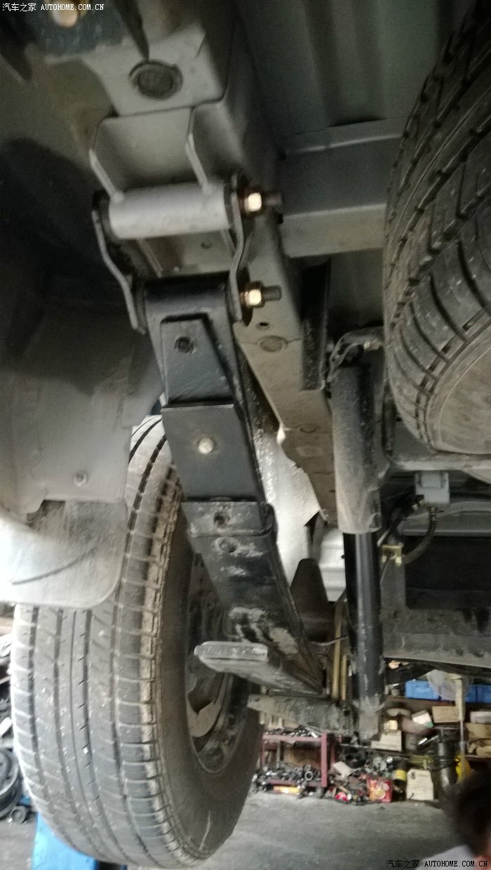 关于后桥加钢板问题