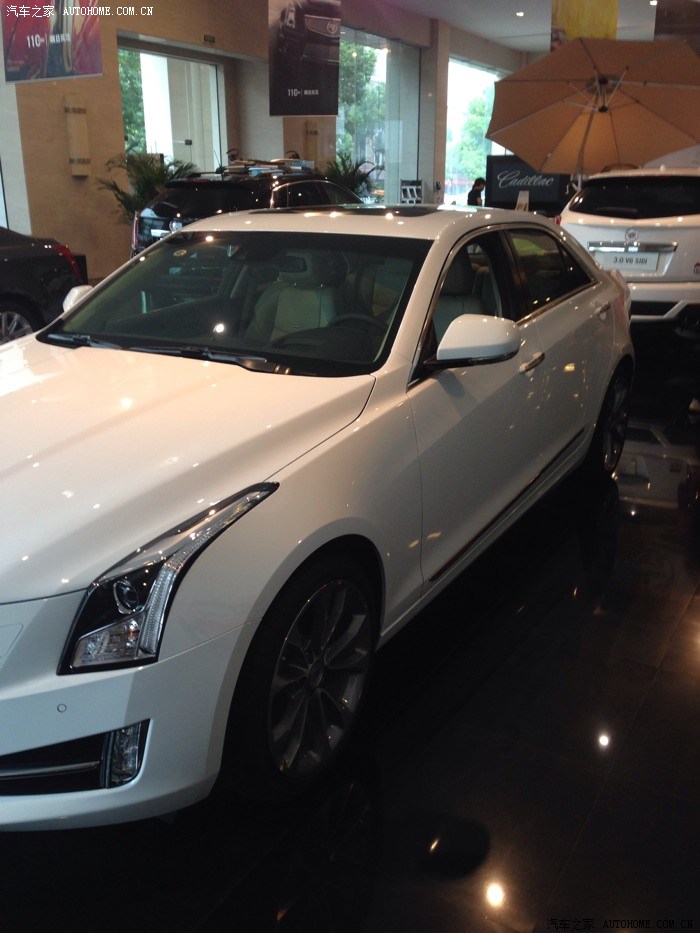 【图】刚刚去维修随手拍了atsl领先～白色_凯迪拉克ats/ats-l论坛